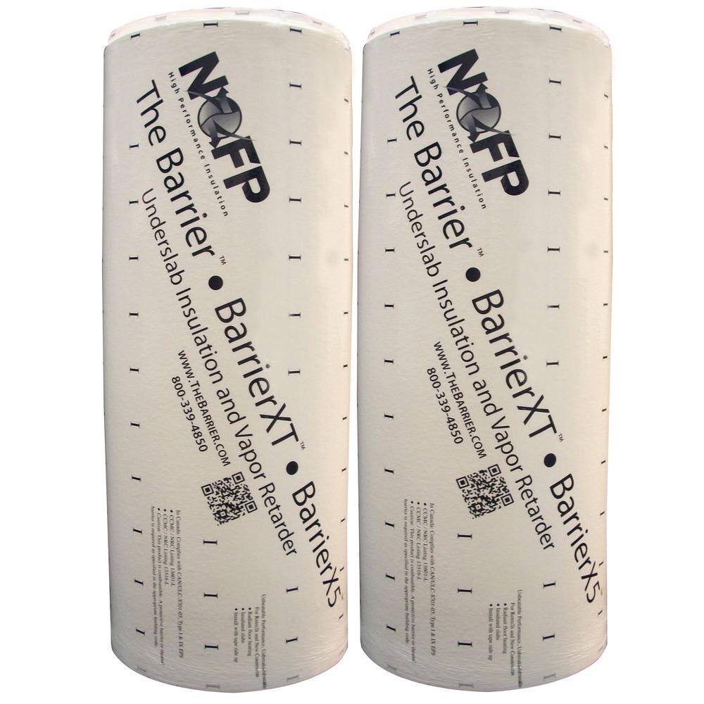 NOFP 4 ft. x 96 ft. BarrierHL 14 in. Thick EPS Foam Insulation with Vapor Retarder (Case of 2) BAR496HL-2PK