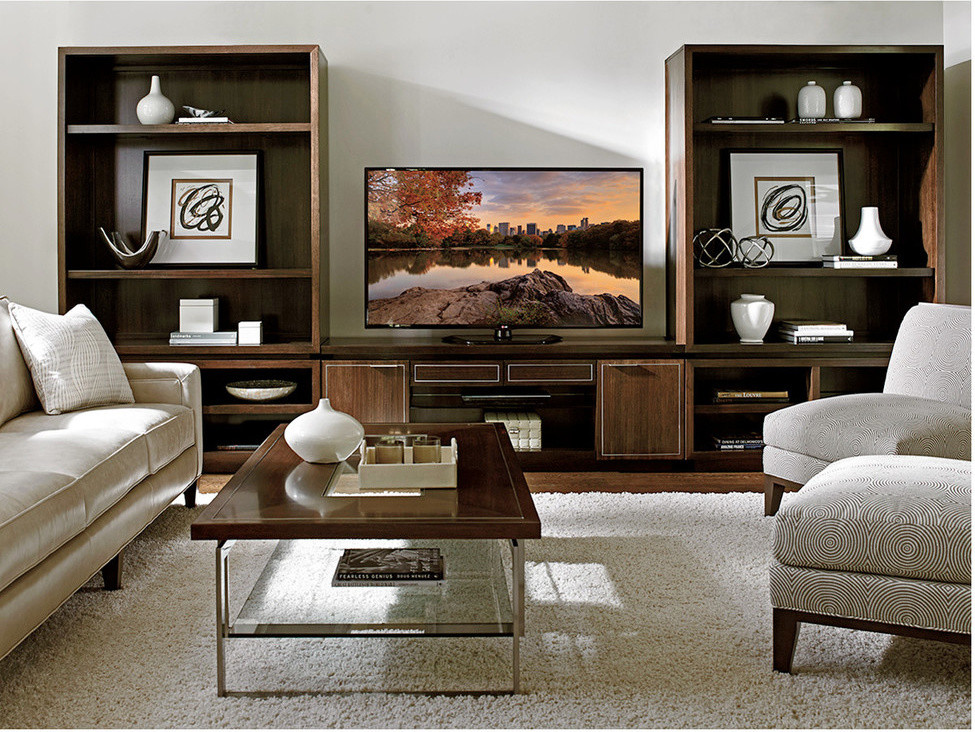 Highview Media Console   Transitional   Entertainment Centers And Tv Stands   by Homesquare  Houzz