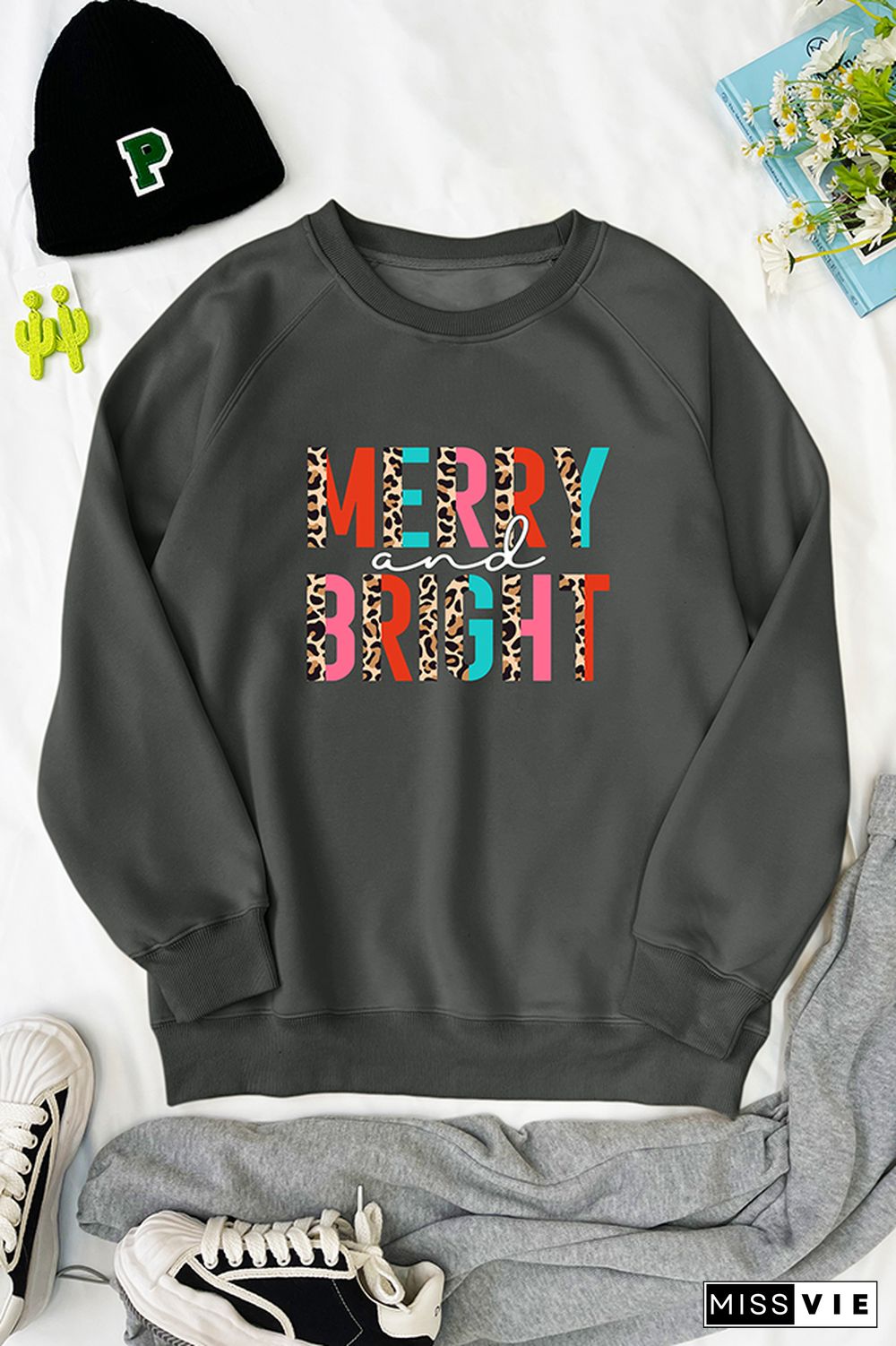 Merry & Bright Christmas Sweatshirt Wholesale