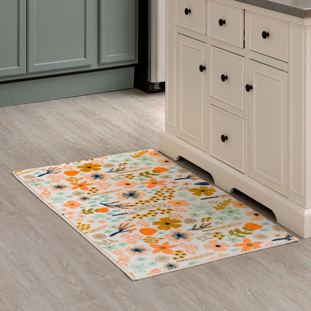 Mohawk Home Whimsy Floral Kitchen Mat