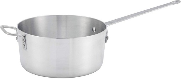 X 5 3 4 quot Aluminum Sauce Pan With Helper Handle Commercial Grade Stewpan Saucepan With Metal Handle