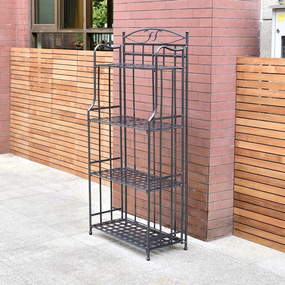 Santa Fe 4 tier Indoor/ Outdoor Bakers Rack