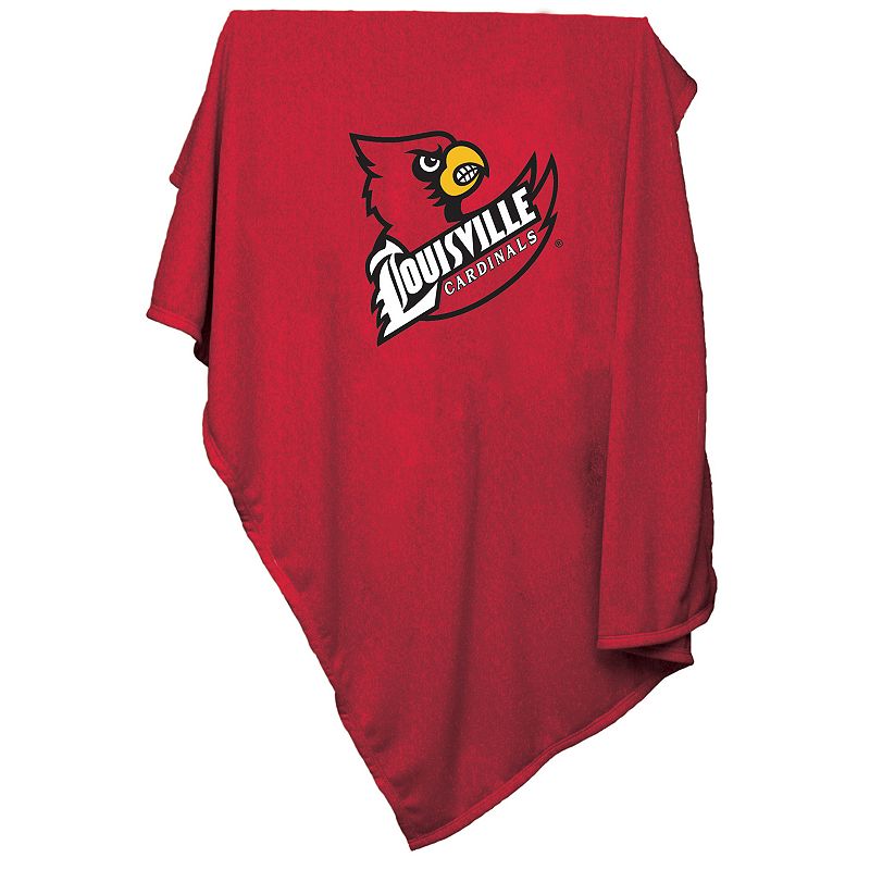 Logo Brand Louisville Cardinals Sweatshirt Blanket