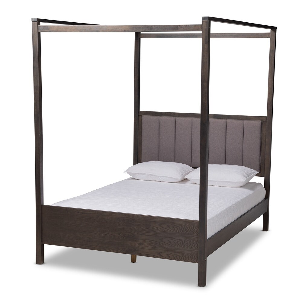 Natasha Modern and Contemporary Platform Canopy Bed