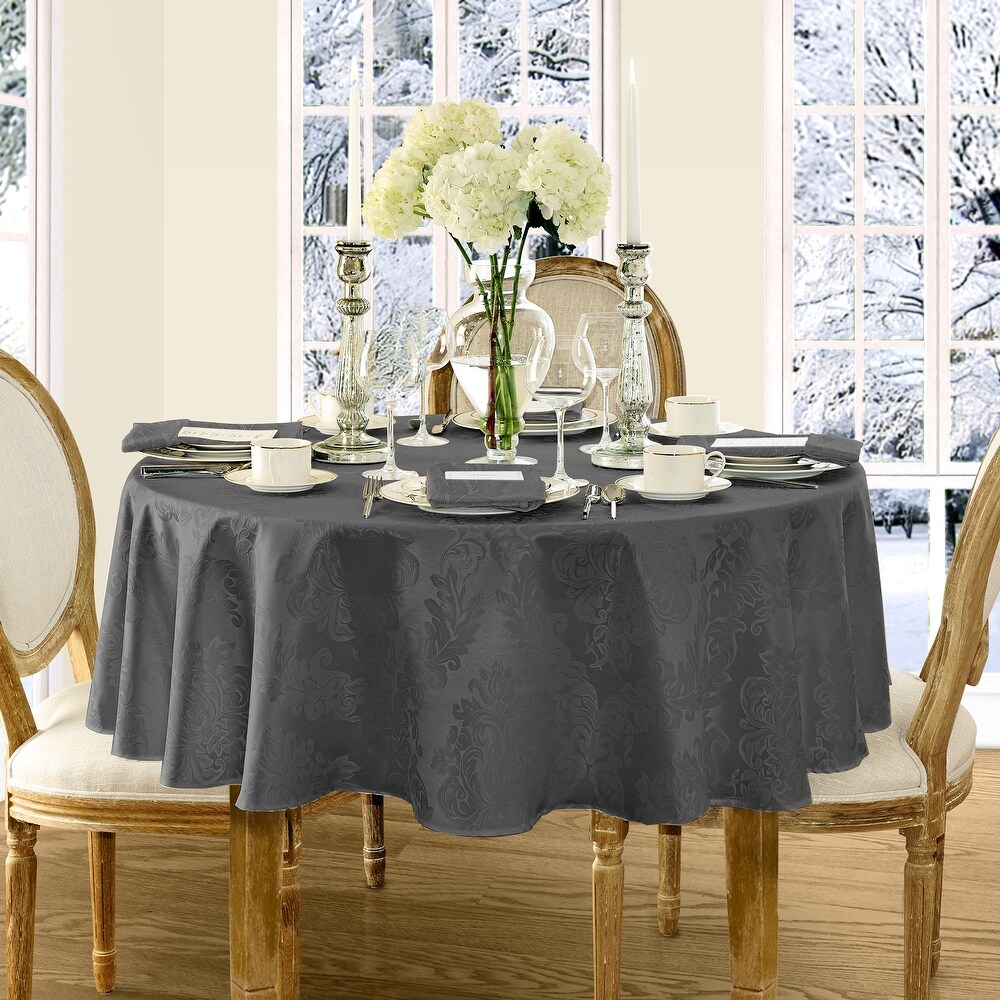 Elrene Barcelona Damask Elegant Fabric Tablecloth