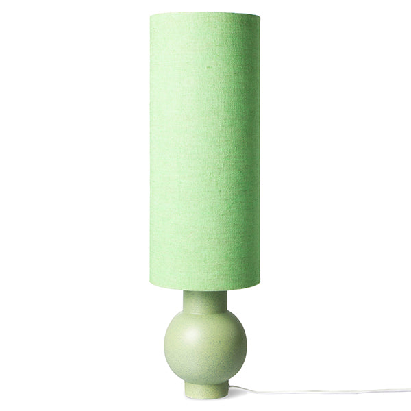 Pistachio green table lamp