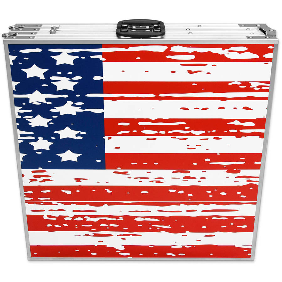 GoPong 8-Feet Beer Pong/Tailgate Table (American Flag Edition)