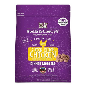 Stella and Chewy's Chick Chick Chicken Frozen Raw Dinner Morsels Cat Foo