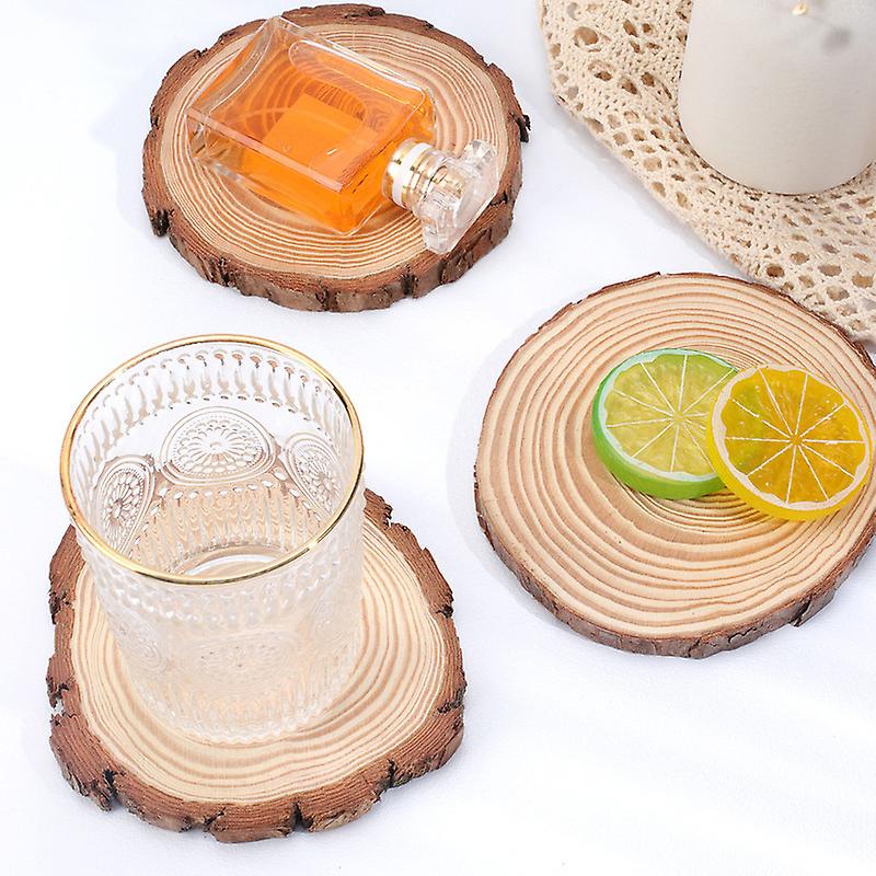 3Pcs Wooden Table Coasters for Tabletop Protection