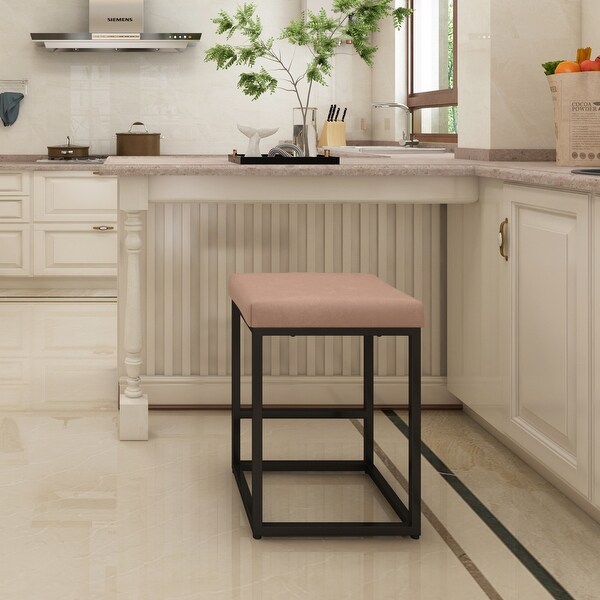 Modern Set of 2 Backless Bar Stools