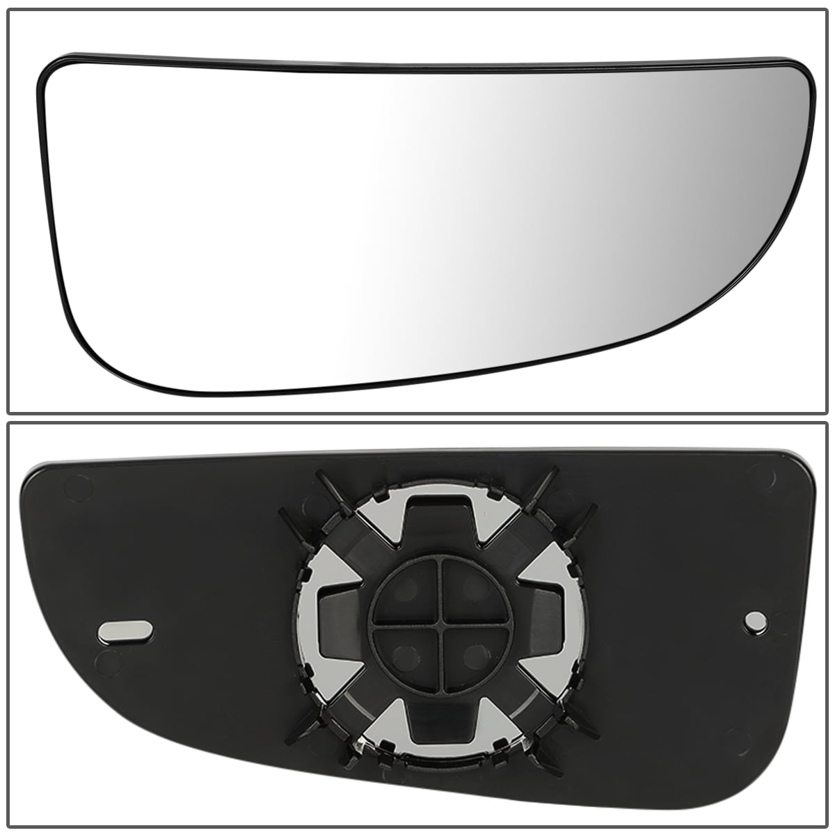 DNA Motoring OEM-MG-0138 For 2009 to 2019 Dodge Ram Truck 1500 2500 3500 Factory Style Passenger / Right Side Mirror Spotter Glass Lens with Backing Plate 10 11 12 13 14 15 16 17 18 68067730AA