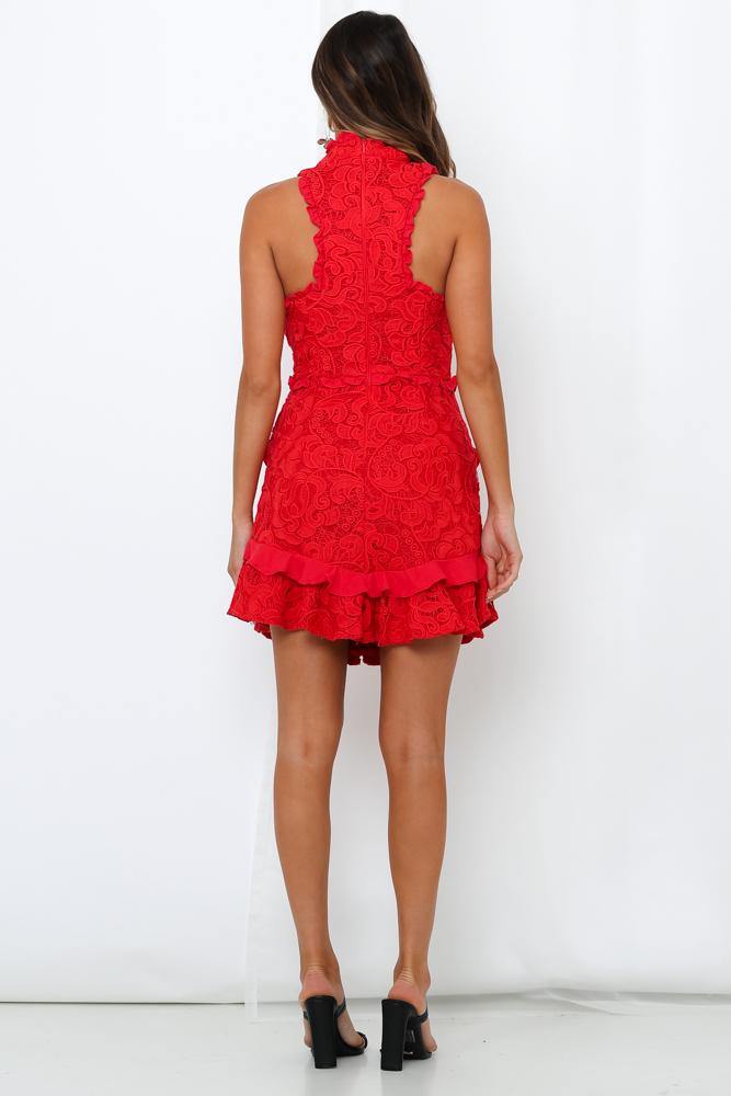 Heads And Tails Dress Red