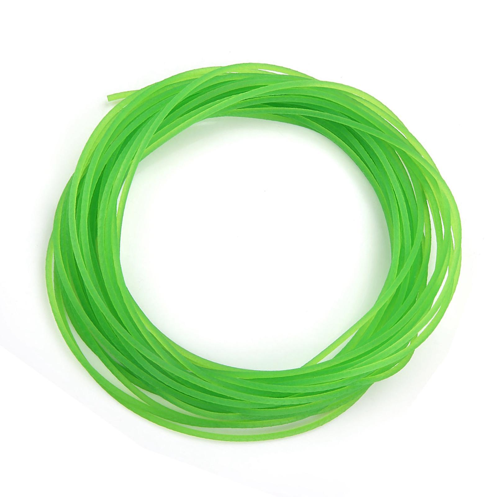 Green Rough Surface Pu Polyurethane Round Belt For Drive Transmission(2mm*10m)