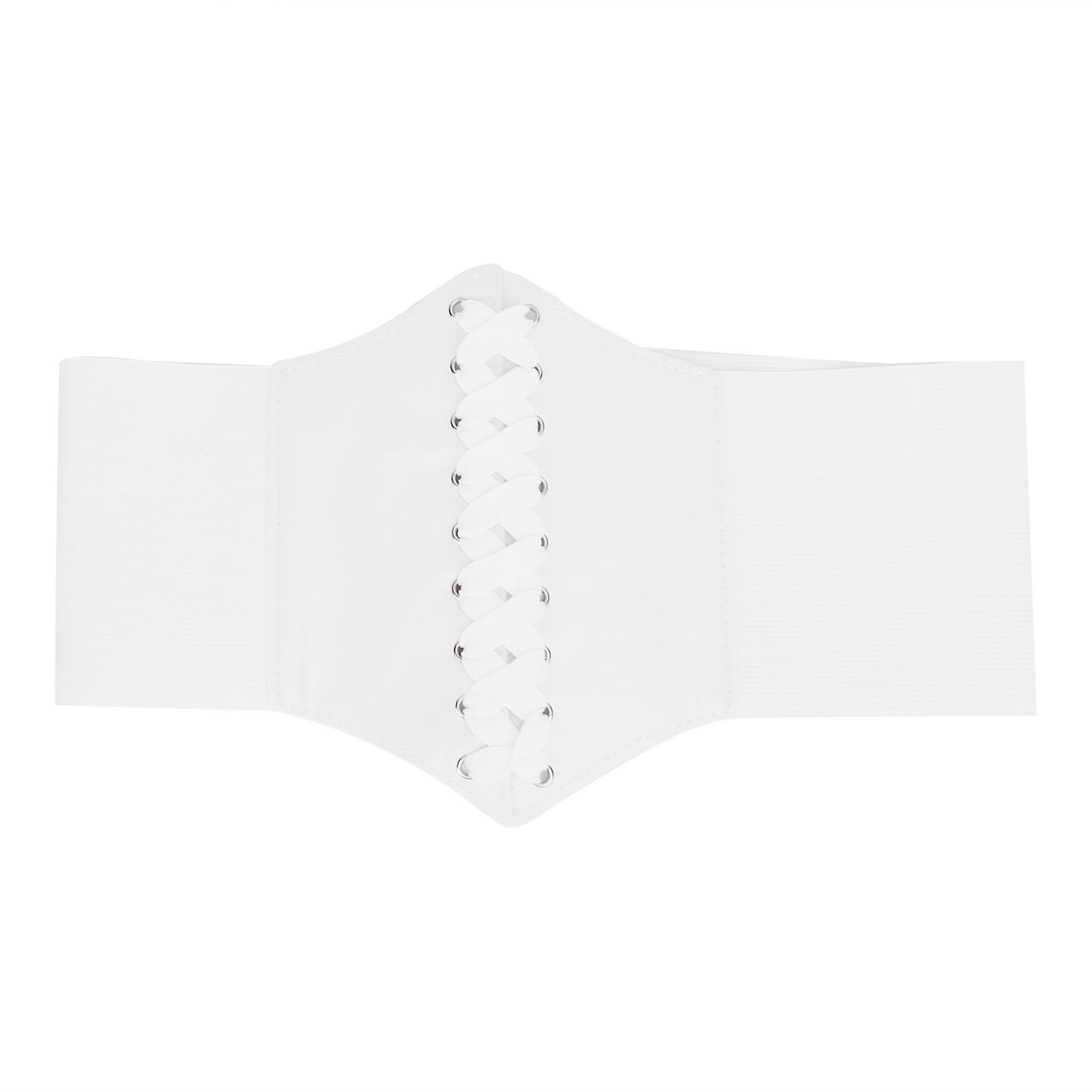 Corset Belt Fashion Allmatch Flexible Waist Fit Faux Leather Corset For Clothing Decoration