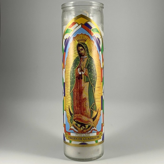 Jar Candle Virgin Of Guadalupe White Vanilla Continental Candle