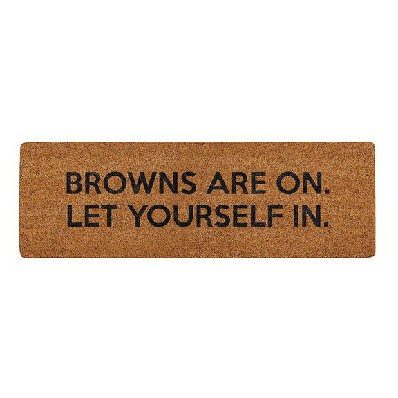 47th   Main CMR682 Browns Door Mat