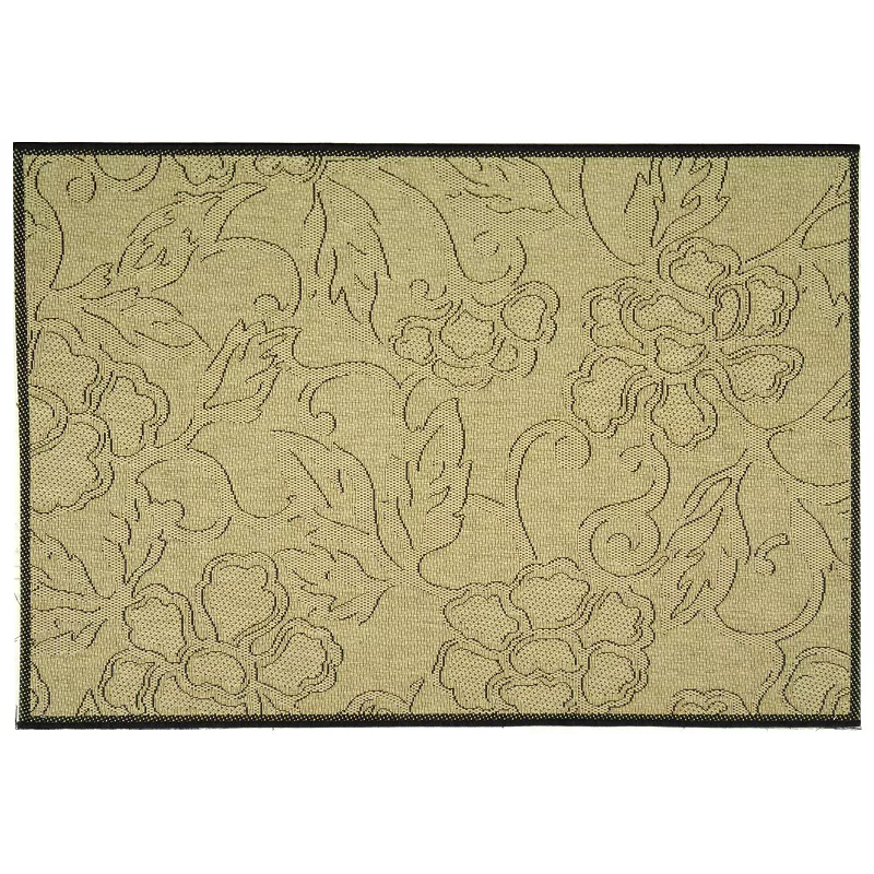 Safavieh Courtyard Floral Sketch Indoor Outdoor Rug