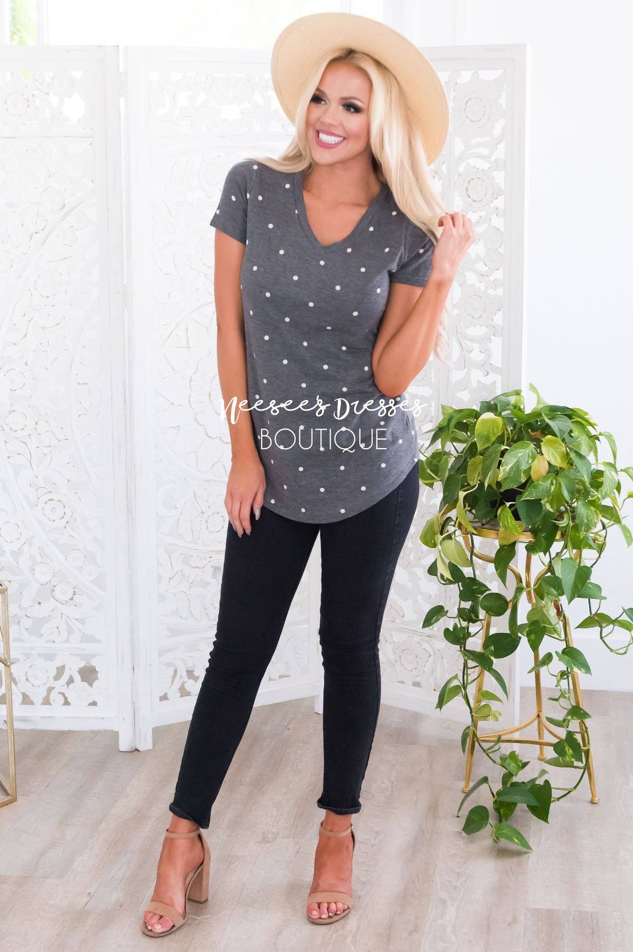 All In Good Fun Modest Dot Tee