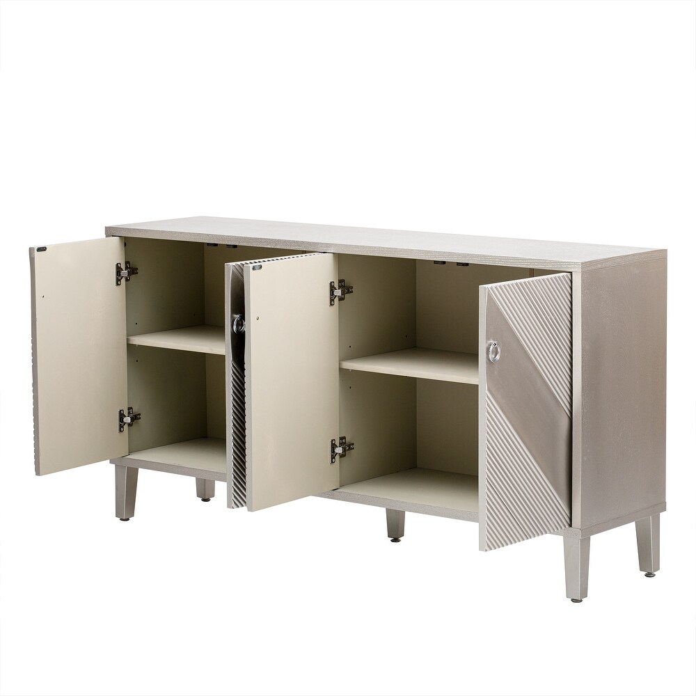 Luxury Style Storage Buffet Sideboard with Adjustable Shelves