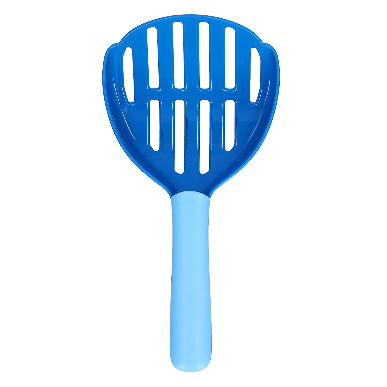 Cat Litter Scoop Deep Kitty Poop Shovel Dog Cat Litter Box Cleaner Plastic Toilet Clean Scooperdark Blue +light Blue