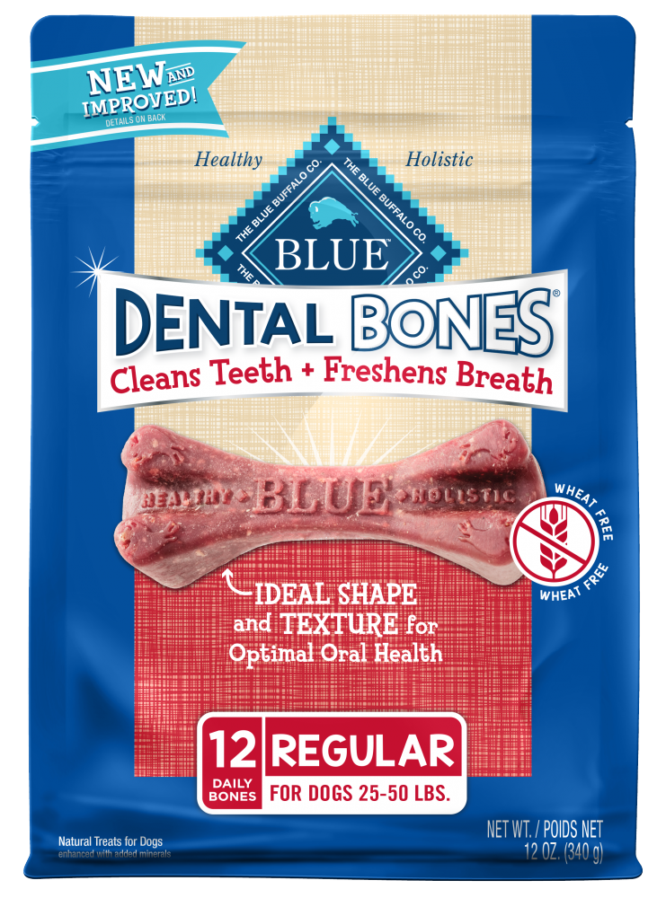 Blue Buffalo Dental Bones Regular Dog Treats