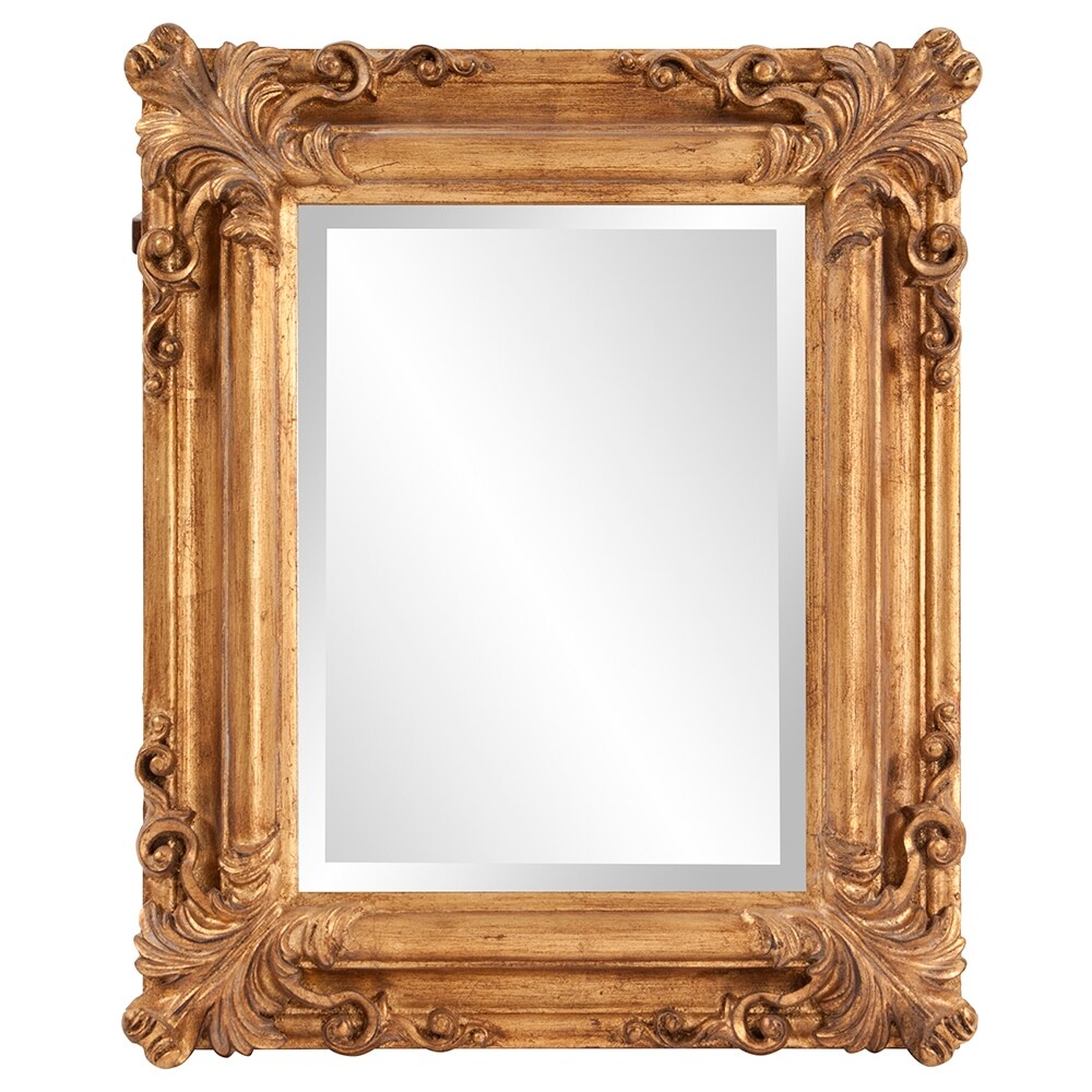 an Andrews Gold Wood Frame Edwin Decorative Wall Mirror   23\