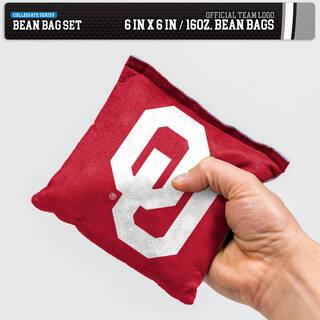 Wild Sports Oklahoma Sooners 16 oz. Dual-Sided Bean Bags (8-Pack) 1-16188-SS740D