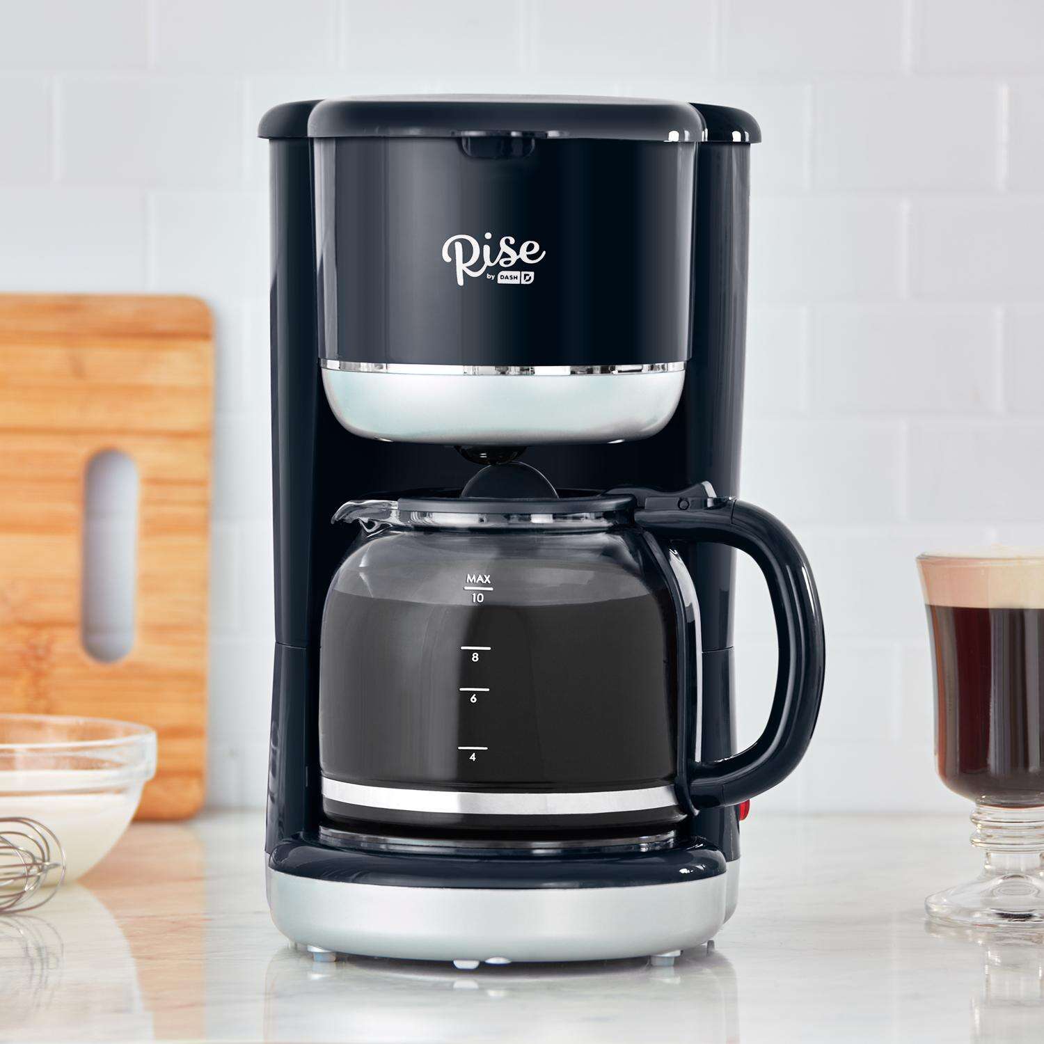 Rise by Dash 10 cups Black Coffee Maker