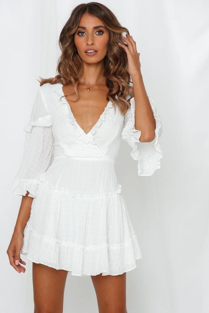 Heart Had Wings Dress White