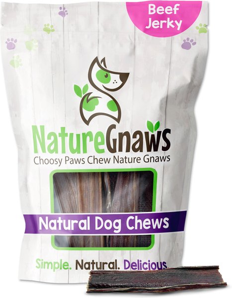 Nature Gnaws Beef Jerky Chews Dog Treats