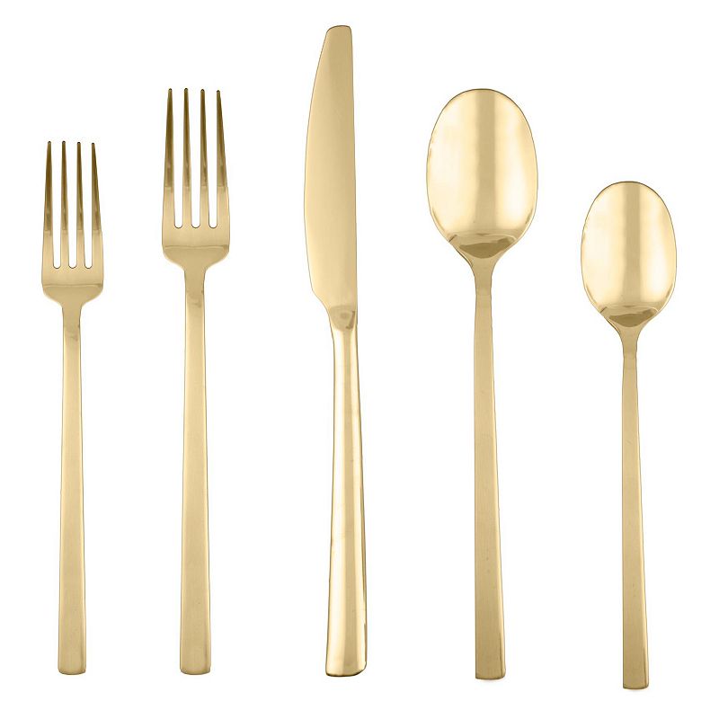 Cambridge Beacon Gold Mirror 20-pc. Flatware Set