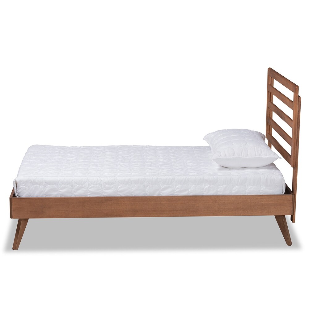 Shiro Mid Century Modern Wood Platform Bed