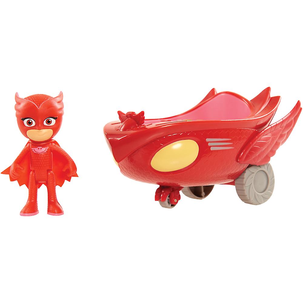 PJ Masks the Pyjama Heroes vehicle + figure， Ugglis Uggleglidare