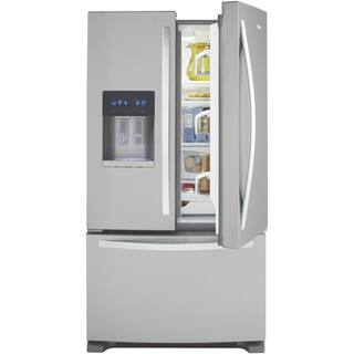 Whirlpool 25 cu. ft. French Door Refrigerator in Fingerprint-Resistant Stainless Steel WRF555SDFZ