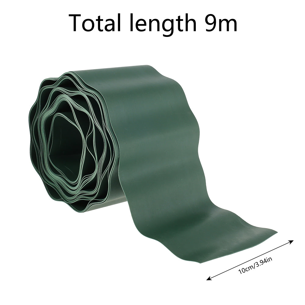 HOTBEST Garden Lawn Edging,10cmx900cm,15cmx900cm,20cmx900cm,Corrugated Garden Lawn Edge, for Pathway Patio Yard Balcony Plant Edging