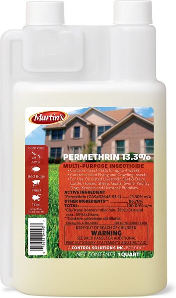 Martin's Permethrin 13.3% Multi-Purpose Horse Insecticide， 32-oz bottle