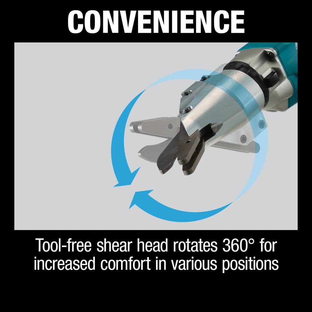 Makita 18V LXT Fiber Cement Shear Lithium Ion Brushless Cordless Kit 1/2