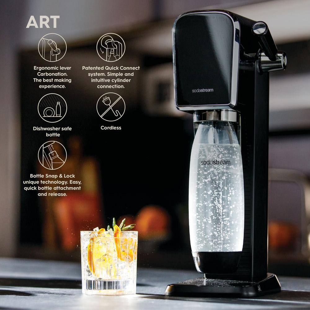 SodaStream Art Black Sparkling Water Maker 1013511011