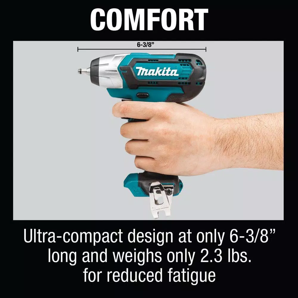 Makita 12-Volt MAX CXT Lithium-Ion Cordless 1/4 in. Sq. Drive Impact Wrench with Bonus 12-Volt MAX CXT Battery Pack 4.0Ah and#8211; XDC Depot