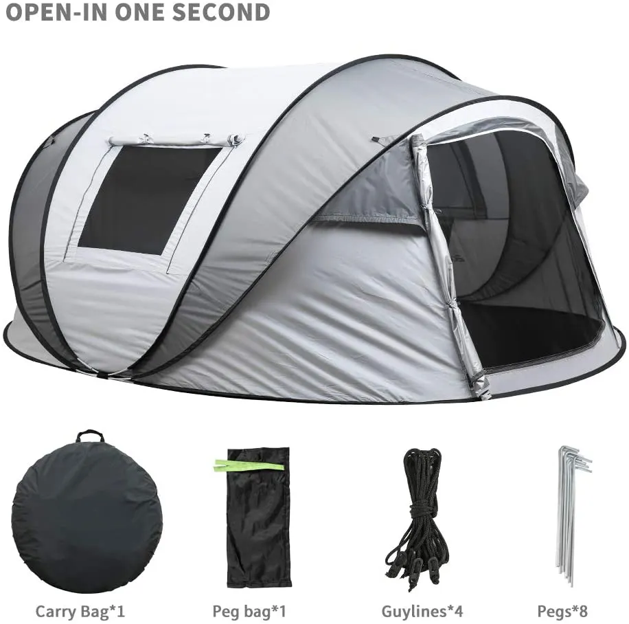 Manufacturer Ultralight Outdoor Pop up in white Ins style one person Customized Hiking Tent on sale beach kid baby tent