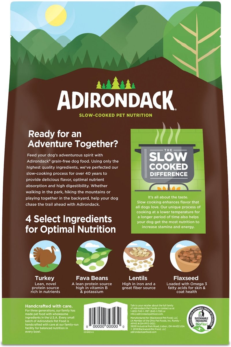 Adirondack Limited Ingredient Turkey and Lentils Recipe Grain-Free Dry Dog Food