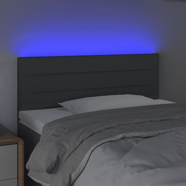 vidaXL LED Headboard Dark/Light Gray 39.4