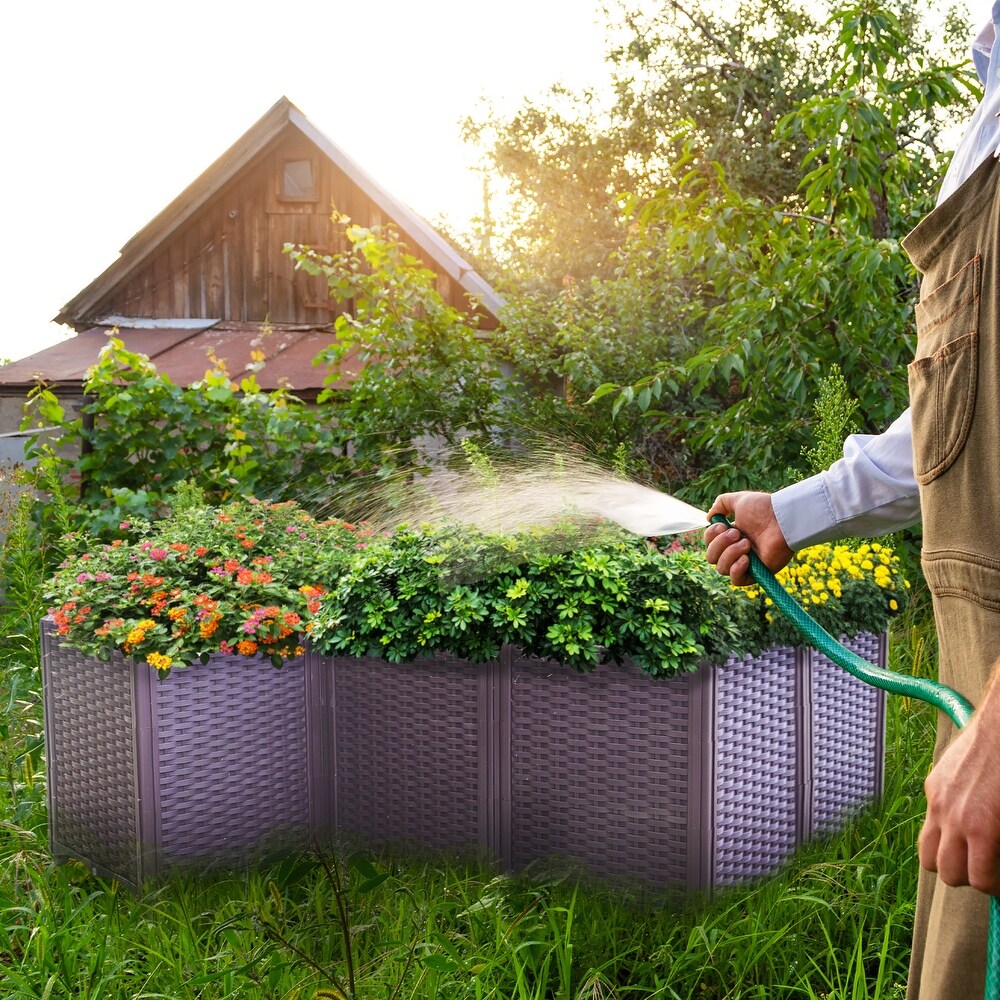 Plastic Raised Garden Bed