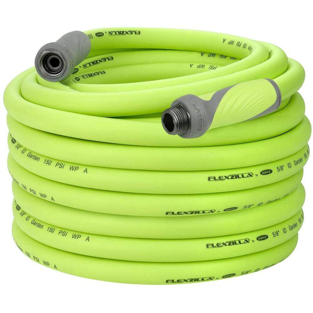 Legacy Zilla 12 in. x 50 ft. Green Hybrid Polymer Garden Hose Kit 7630387