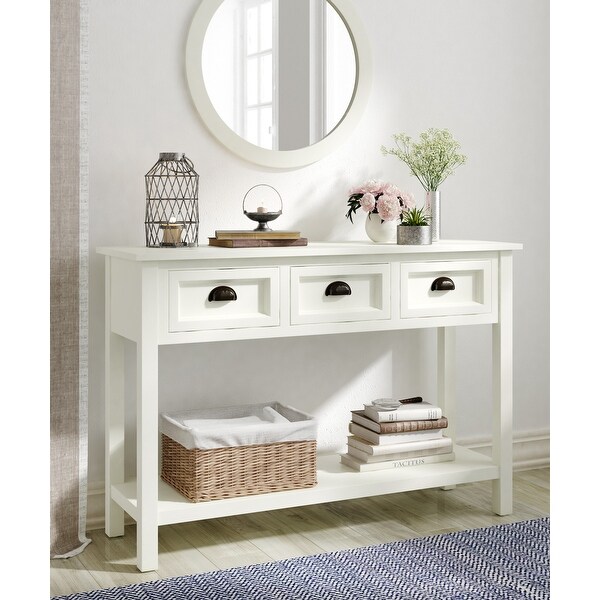 Finch Lockwood Console Table，White