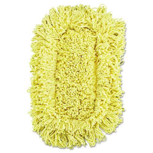 Rubbermaid Trapper Looped-End Dust Mop Head | 12 x 5， Yellow， 12