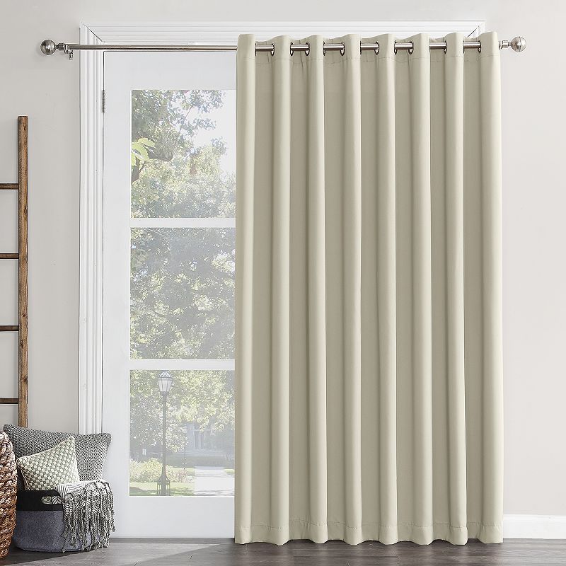 Sun Zero Ludlow Blackout Patio Door Curtain Panel