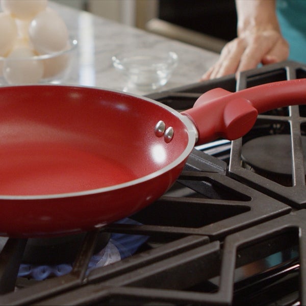 3 Piece Cookware Set-frying pan，lid and knife