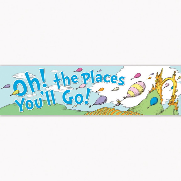 Eureka EU 849581 Dr Seuss Oh The Places Balloons  ...