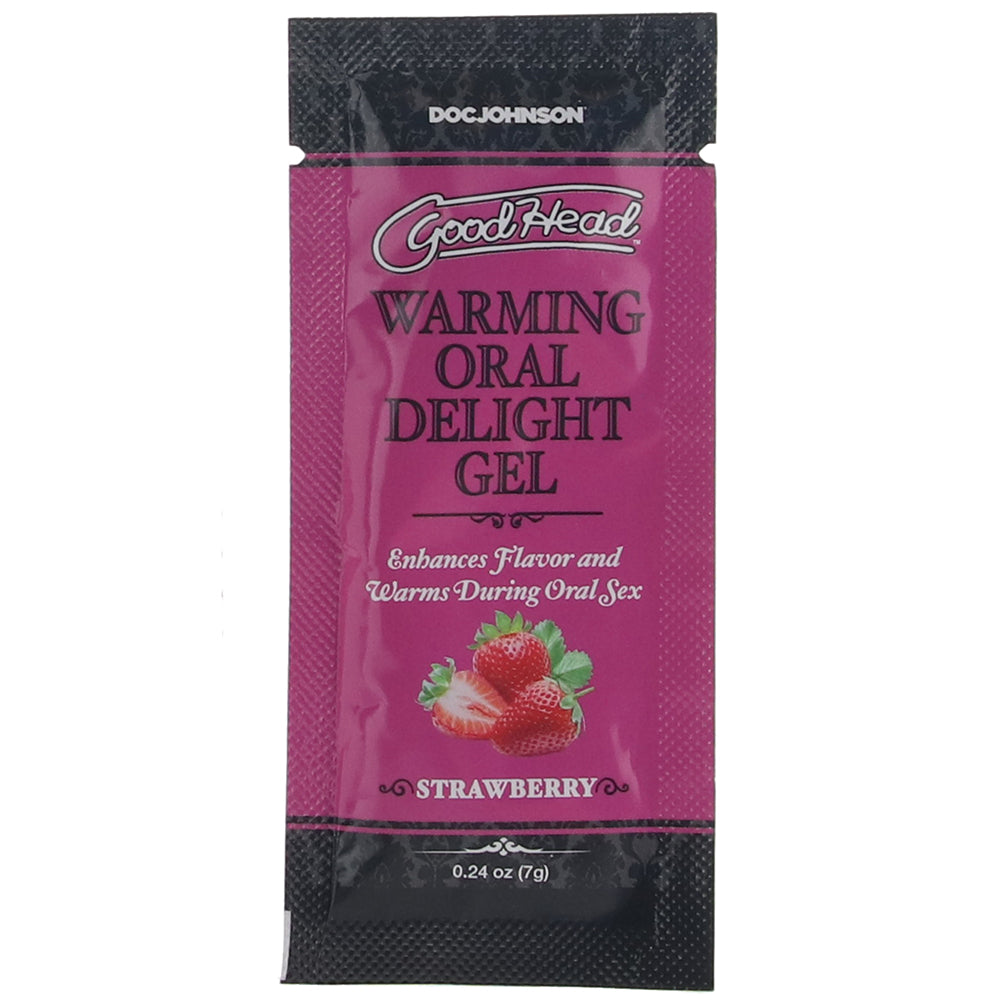 GoodHead Warming Oral Delight Gel .24oz in Strawberry